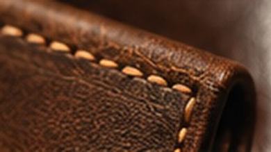 Saddle-stitched edge